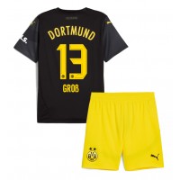 Maglia Calcio Borussia Dortmund Pascal Gross #13 Seconda Divisa Bambino 2024-25 Manica Corta (+ pantaloncini)